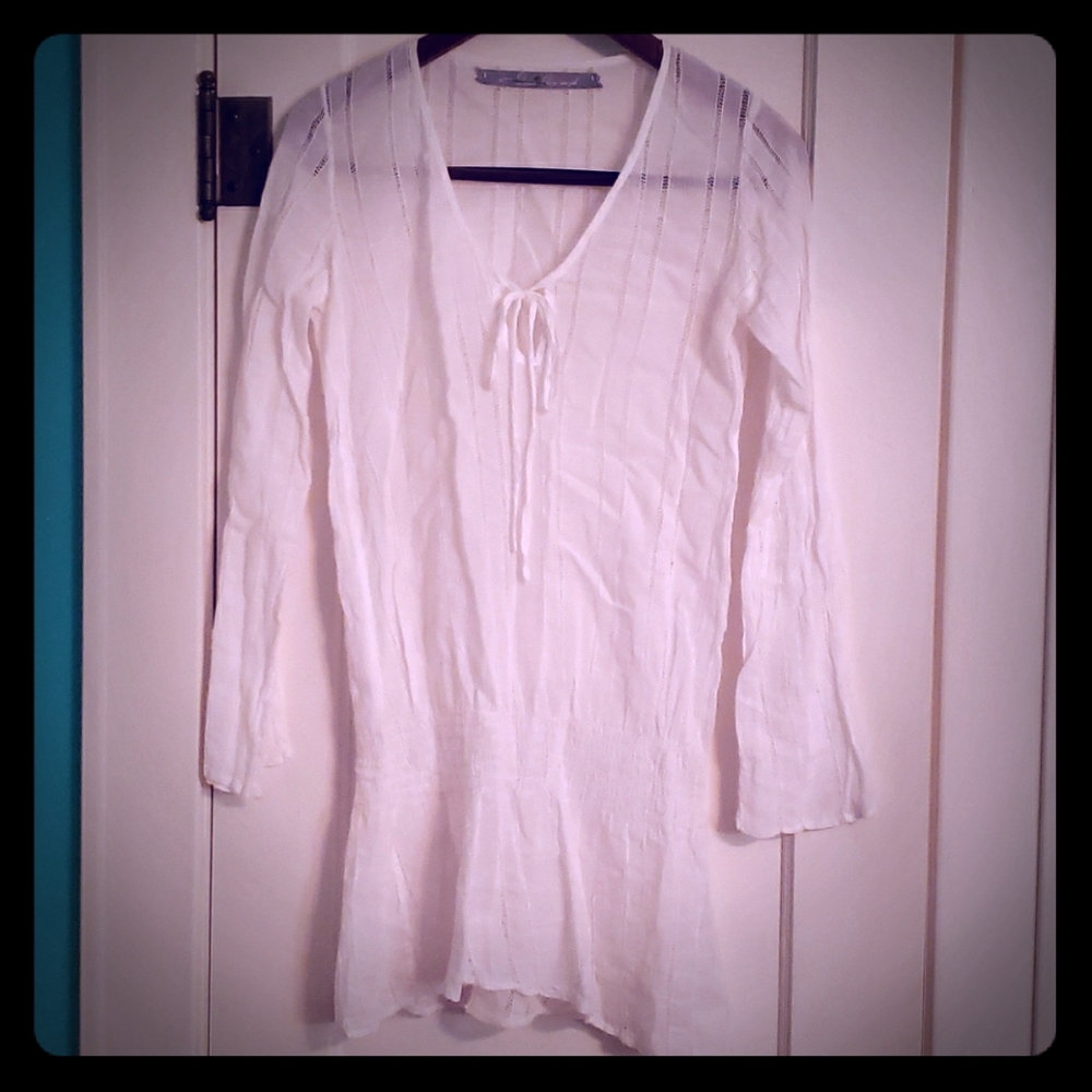 Dallin Chase cotton swim cover-up